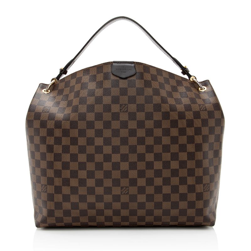 Louis Vuitton Damier Ebene Graceful MM Hobo (SHF-21399) - Image 18