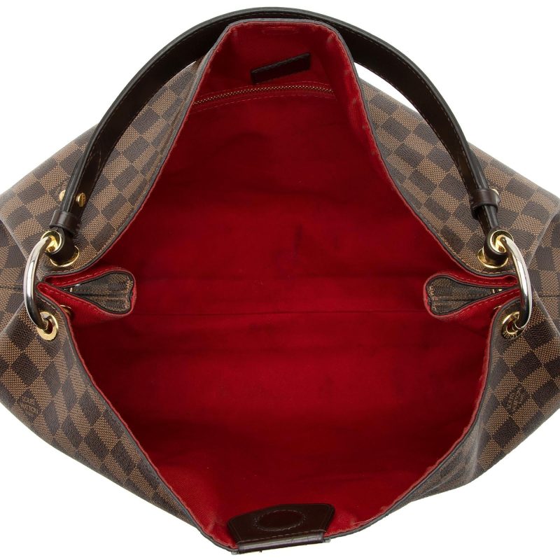 Louis Vuitton Damier Ebene Graceful MM Hobo (SHF-FFgEBs) - Image 6