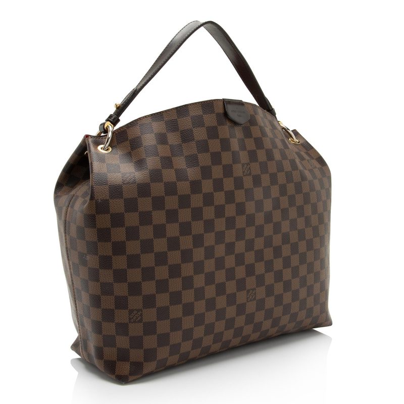 Louis Vuitton Damier Ebene Graceful MM Hobo (SHF-FFgEBs)