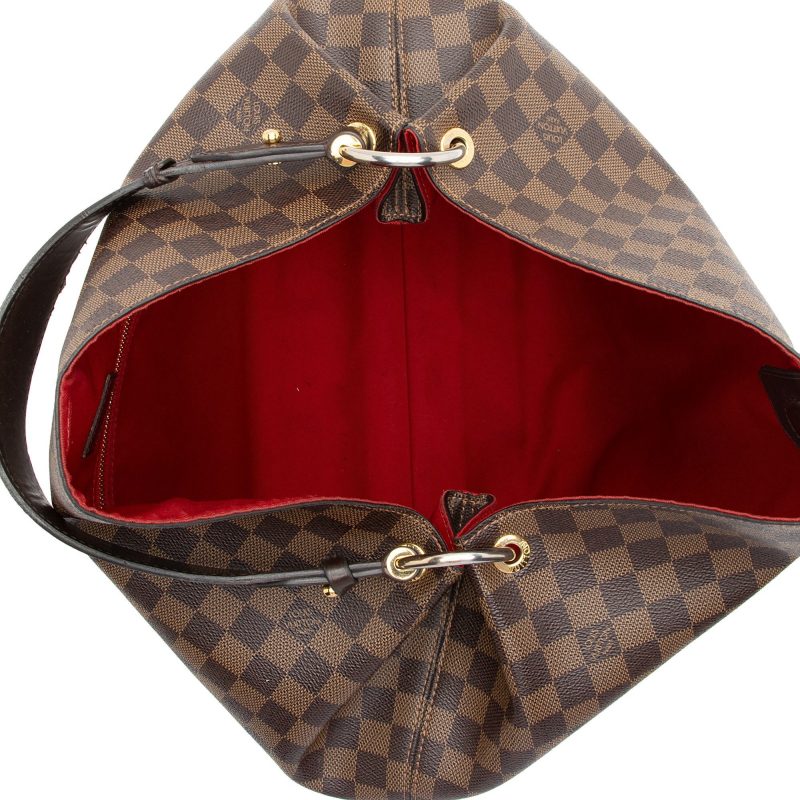 Louis Vuitton Damier Ebene Graceful MM Hobo (SHF-zIEh8e) - Image 6