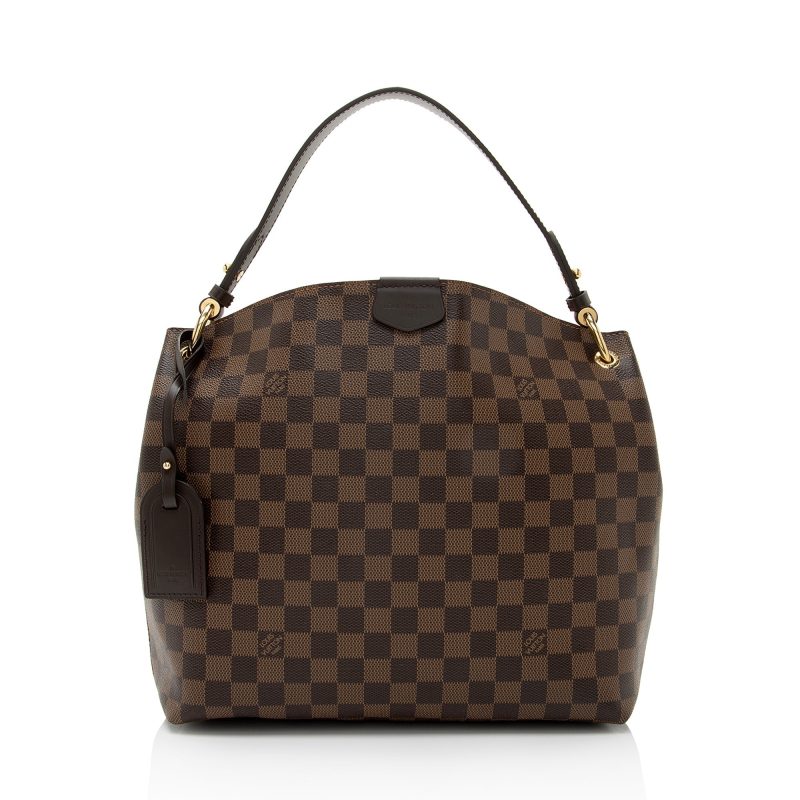 Louis Vuitton Damier Ebene Graceful PM Hobo (SHF-EVN6Ho) - Image 12