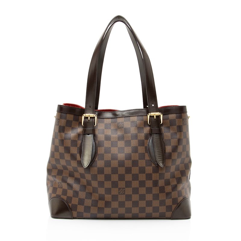 Louis Vuitton Damier Ebene Hampstead MM Tote (SHF-23091) - Image 2