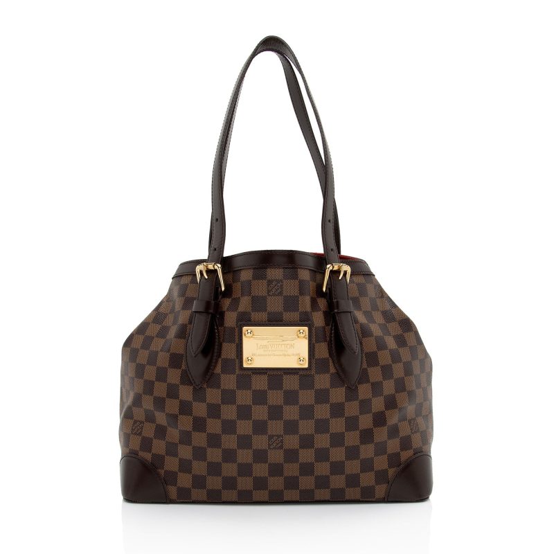 Louis Vuitton Damier Ebene Hampstead MM Tote (SHF-tcbGam) - Image 20