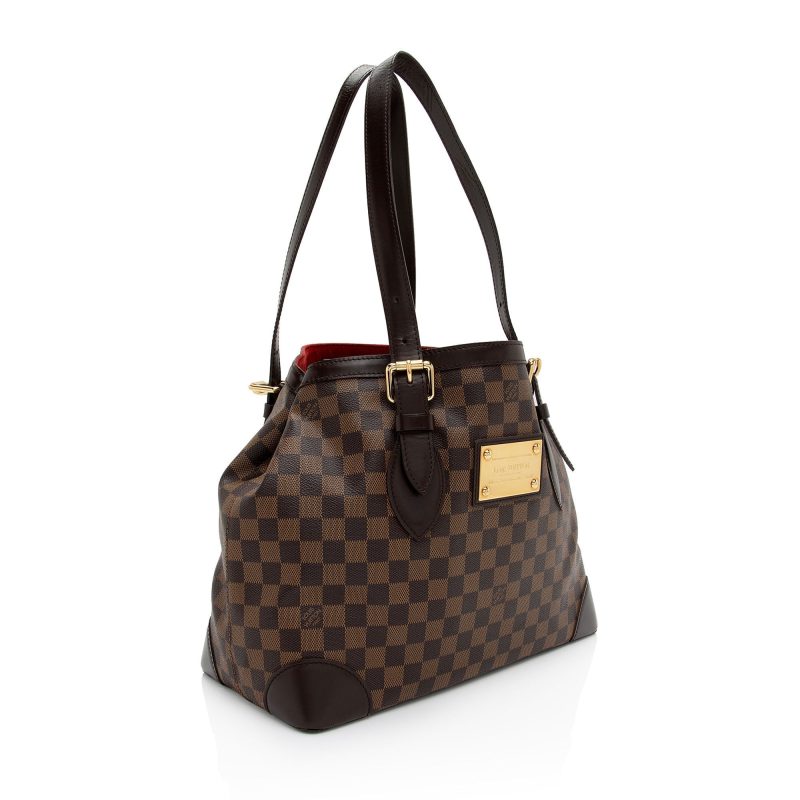 Louis Vuitton Damier Ebene Hampstead MM Tote (SHF-tcbGam)