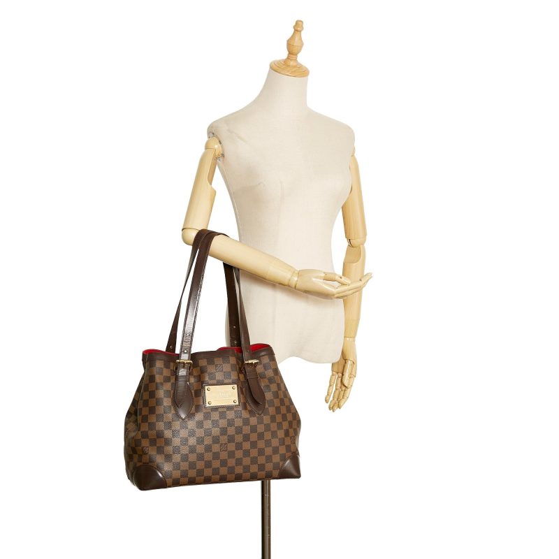 Louis Vuitton Damier Ebene Hampstead MM (SHG-zhnVQQ) - Image 4