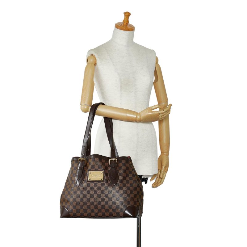 Louis Vuitton Damier Ebene Hampstead MM (SHG-HMjJrj) - Image 4