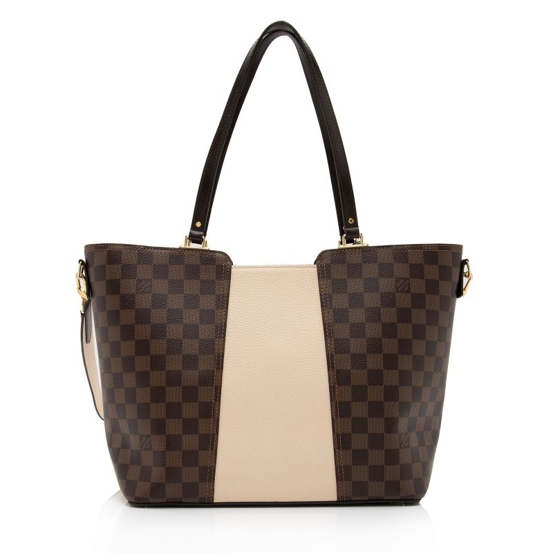 Louis Vuitton Damier Ebene Jersey Tote (SHF-njZMjN) - Image 2
