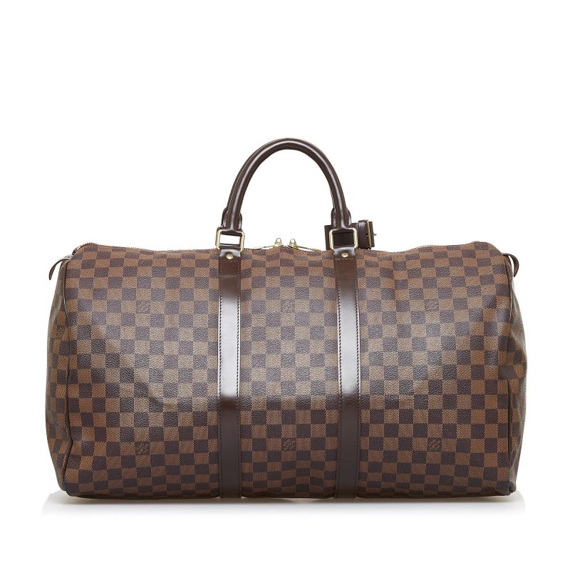 Louis Vuitton Damier Ebene Keepall 50 (SHG-UojsKN) - Image 2