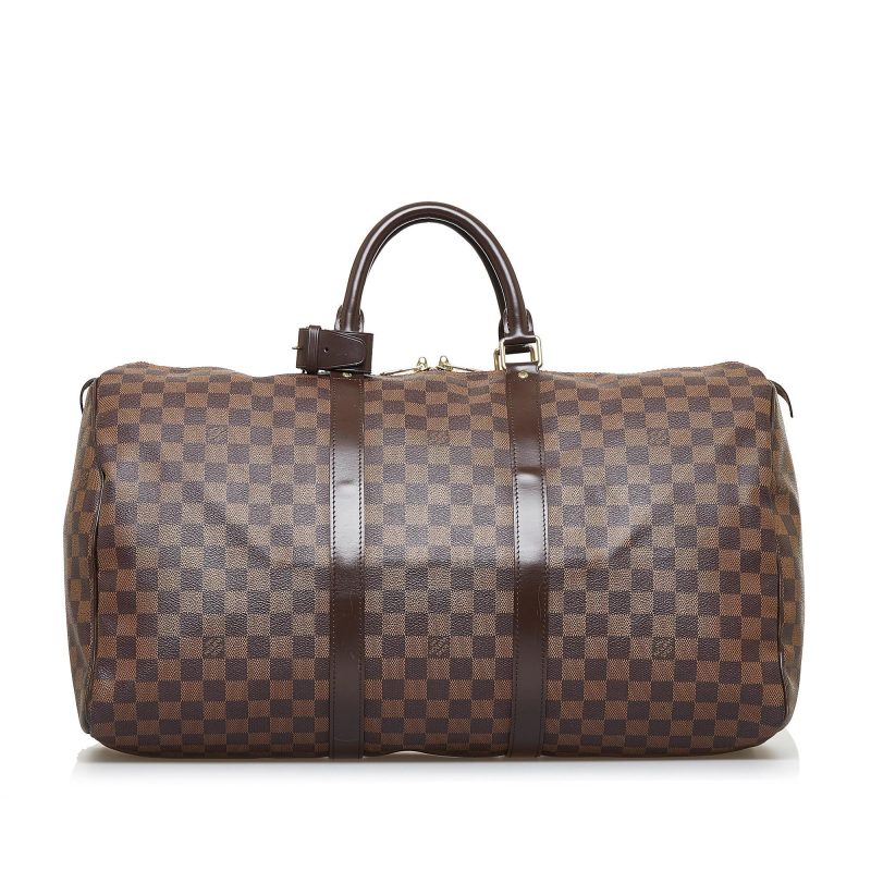 Louis Vuitton Damier Ebene Keepall 50 (SHG-UojsKN) - Image 9