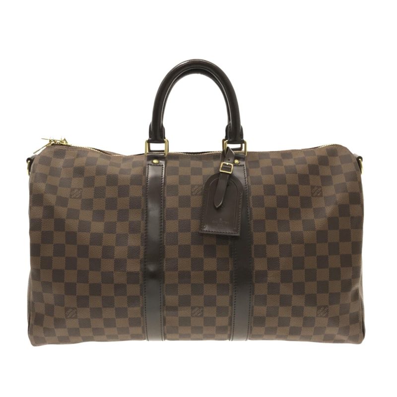Louis Vuitton Damier Ebene Keepall Bandouliere 45 (SHG-vffBjt) - Image 2