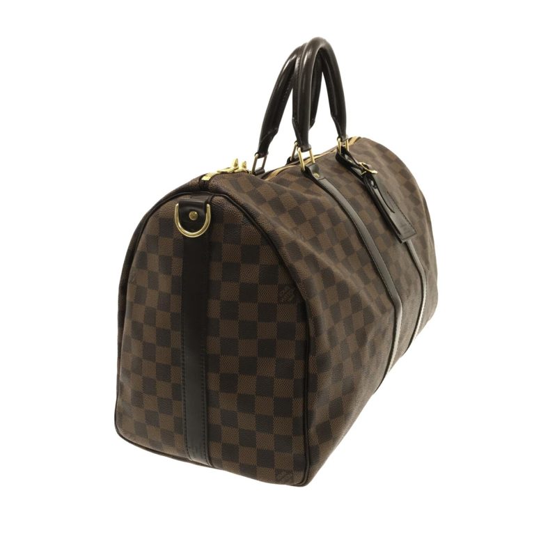 Louis Vuitton Damier Ebene Keepall Bandouliere 45 (SHG-vffBjt)