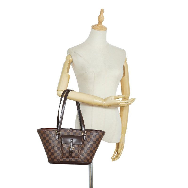Louis Vuitton Damier Ebene Manosque PM (SHG-fAqcdB) - Image 4