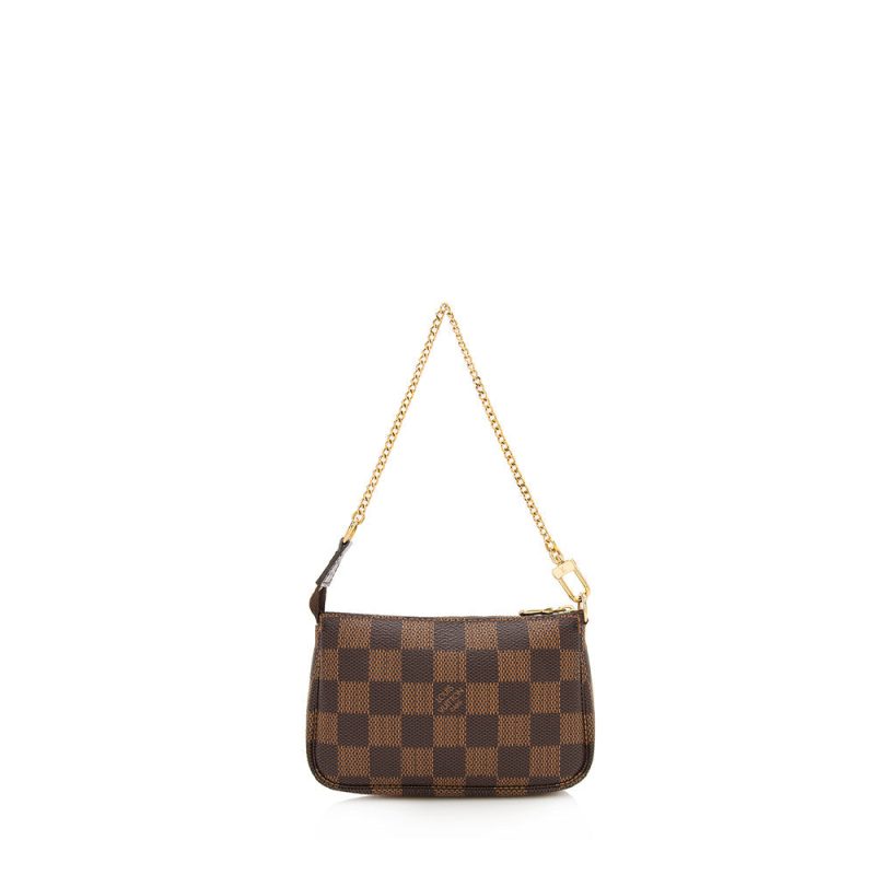 Louis Vuitton Damier Ebene Mini Pochette Accessoires (SHF-12428) - Image 2