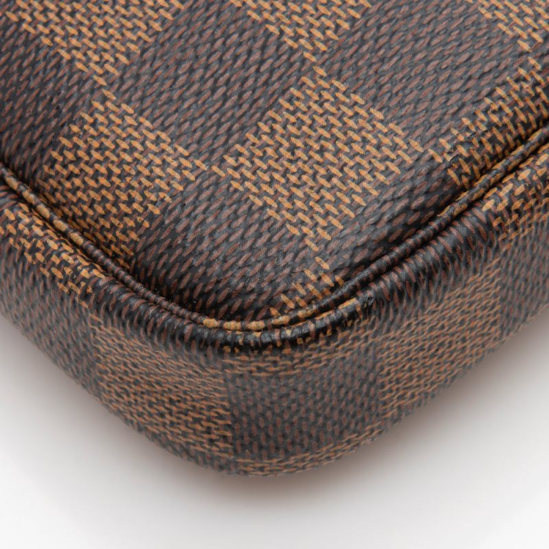 Louis Vuitton Damier Ebene Mini Pochette Accessoires (SHF-12428) - Image 9