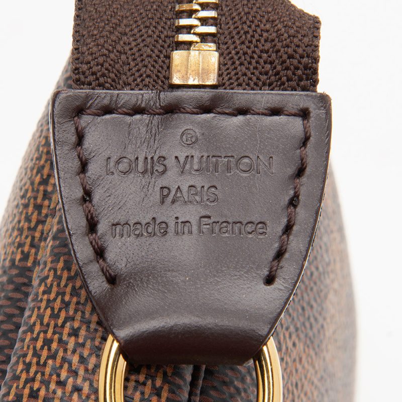 Louis Vuitton Damier Ebene Mini Pochette Accessoires (SHF-12428) - Image 7