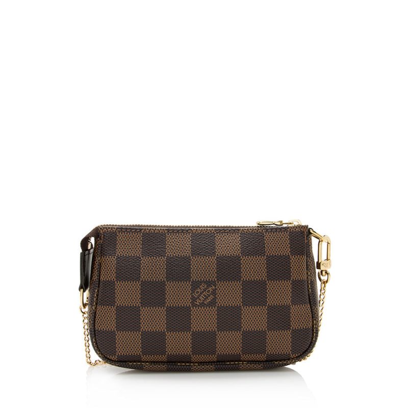 Louis Vuitton Damier Ebene Mini Pochette Accessoires (SHF-21962) - Image 2