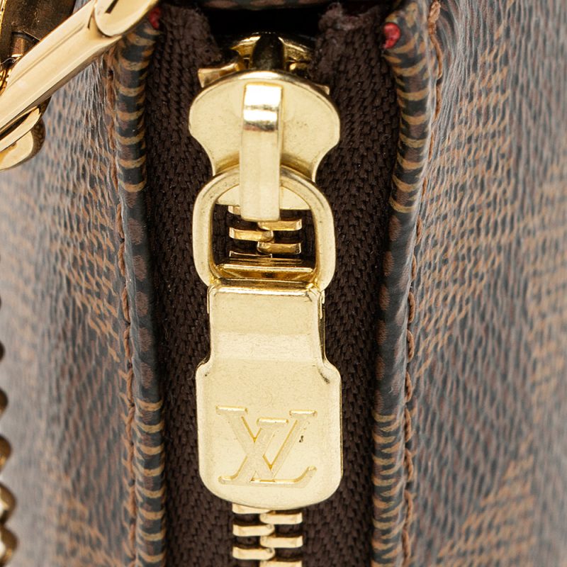 Louis Vuitton Damier Ebene Mini Pochette Accessoires (SHF-21962) - Image 7