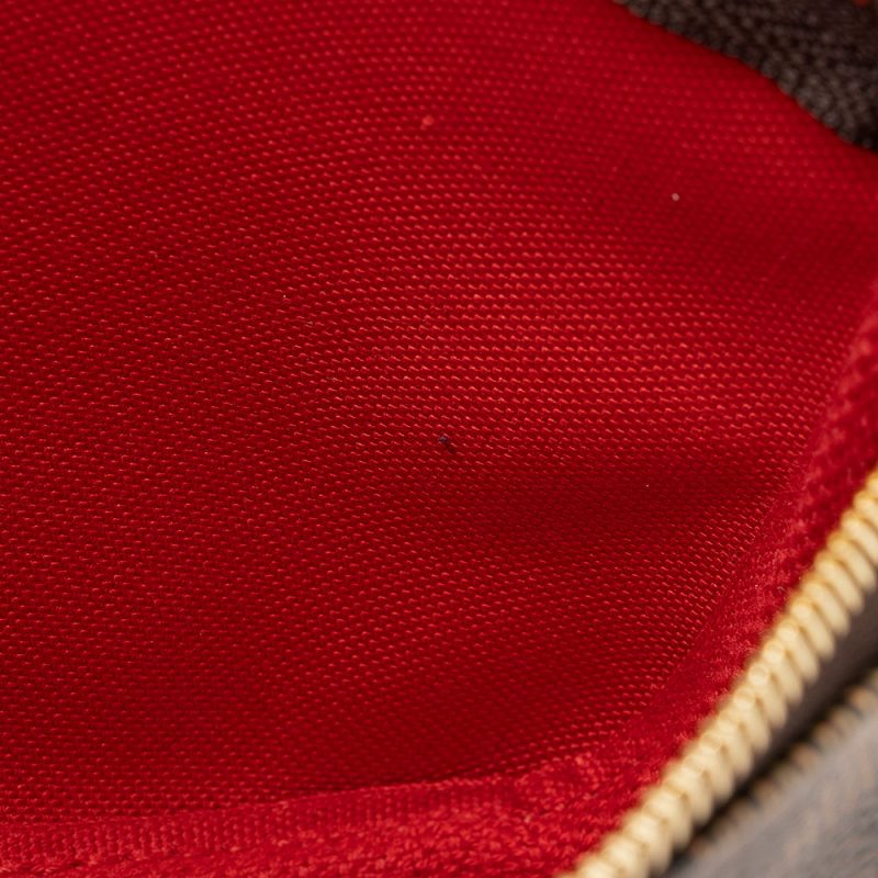 Louis Vuitton Damier Ebene Mini Pochette Accessoires (SHF-21962) - Image 8