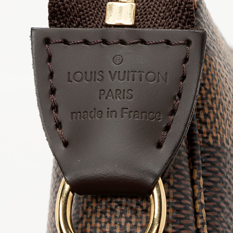 Louis Vuitton Damier Ebene Mini Pochette Accessoires (SHF-21962) - Image 6