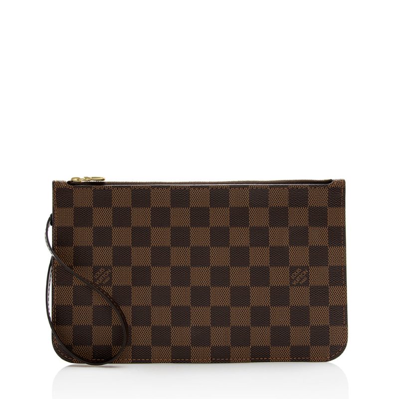 Louis Vuitton Damier Ebene Neverfull GM Pochette (SHF-21422) - Image 9