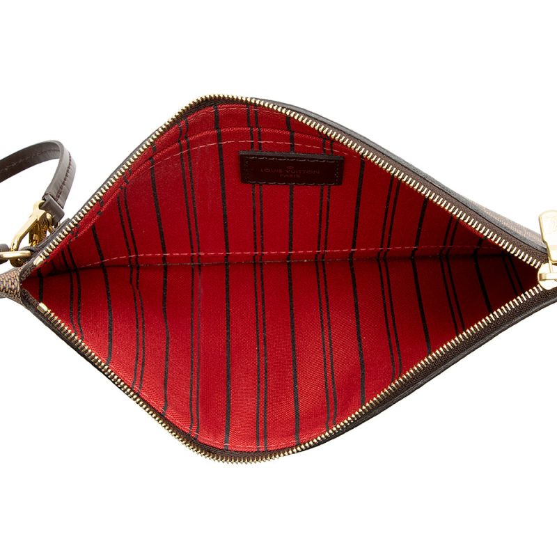 Louis Vuitton Damier Ebene Neverfull GM Pochette (SHF-21422) - Image 4