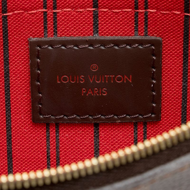 Louis Vuitton Damier Ebene Neverfull GM Pochette (SHF-21422) - Image 5