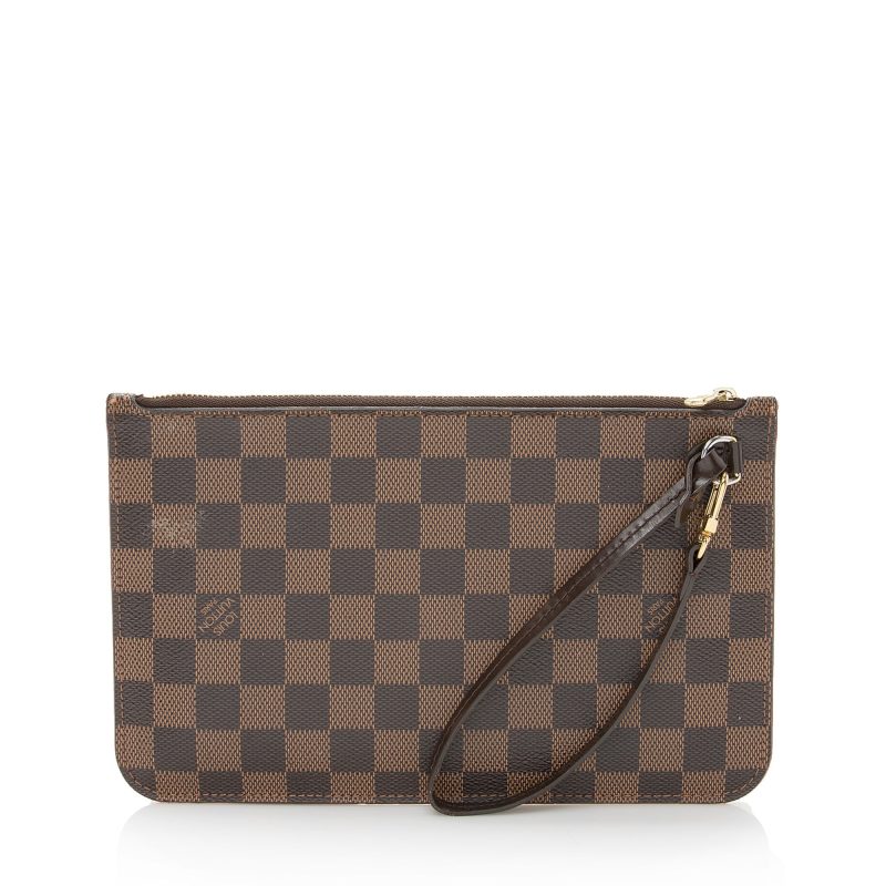 Louis Vuitton Damier Ebene Neverfull GM Pochette (SHF-22210) - Image 2