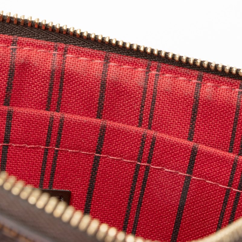 Louis Vuitton Damier Ebene Neverfull GM Pochette (SHF-22210) - Image 8