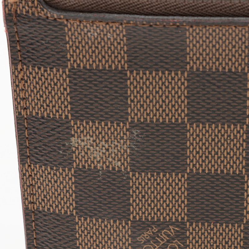 Louis Vuitton Damier Ebene Neverfull GM Pochette (SHF-22210) - Image 12