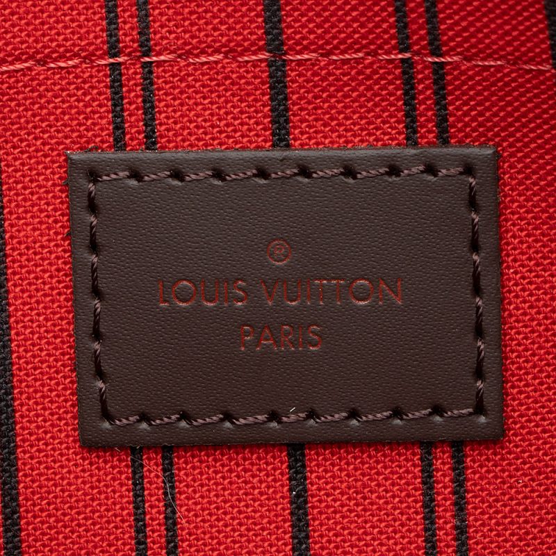 Louis Vuitton Damier Ebene Neverfull GM Pochette (SHF-cB2Gkw) - Image 4
