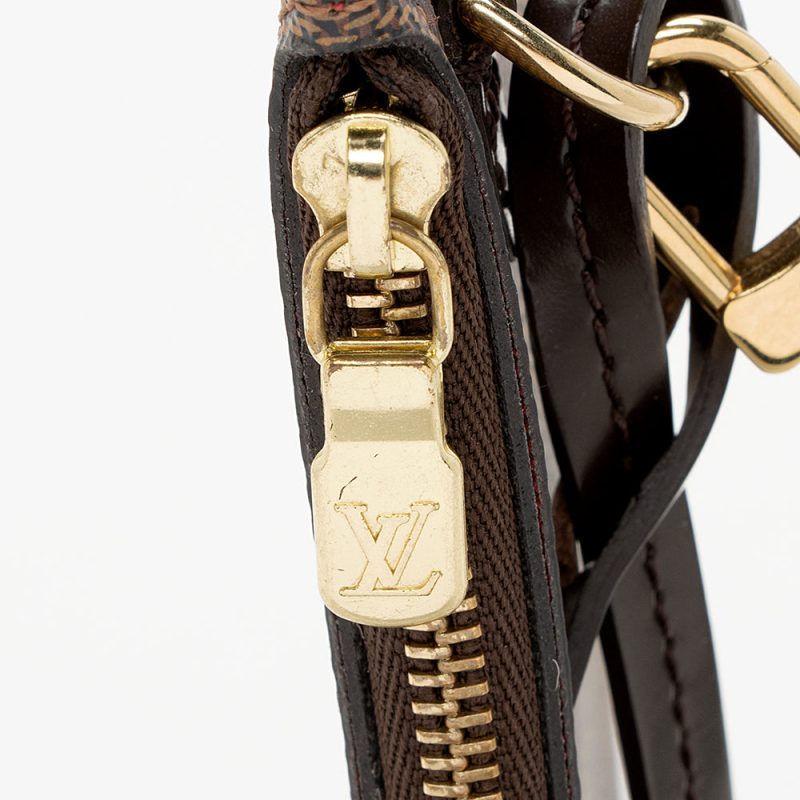 Louis Vuitton Damier Ebene Neverfull MM Pochette (SHF-18085) - Image 6