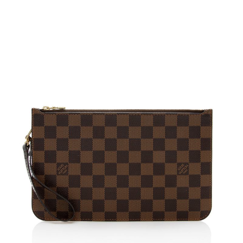 Louis Vuitton Damier Ebene Neverfull MM Pochette (SHF-18085) - Image 12