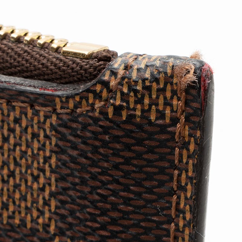 Louis Vuitton Damier Ebene Neverfull MM Pochette (SHF-20138) - Image 11