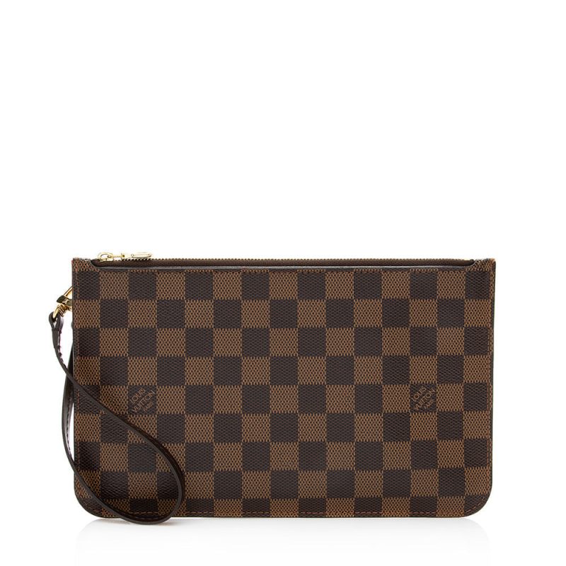Louis Vuitton Damier Ebene Neverfull MM Pochette (SHF-20138) - Image 14