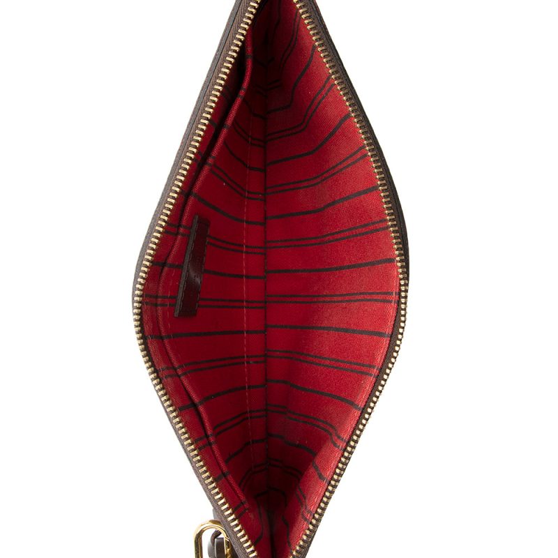 Louis Vuitton Damier Ebene Neverfull MM Pochette (SHF-20138) - Image 4