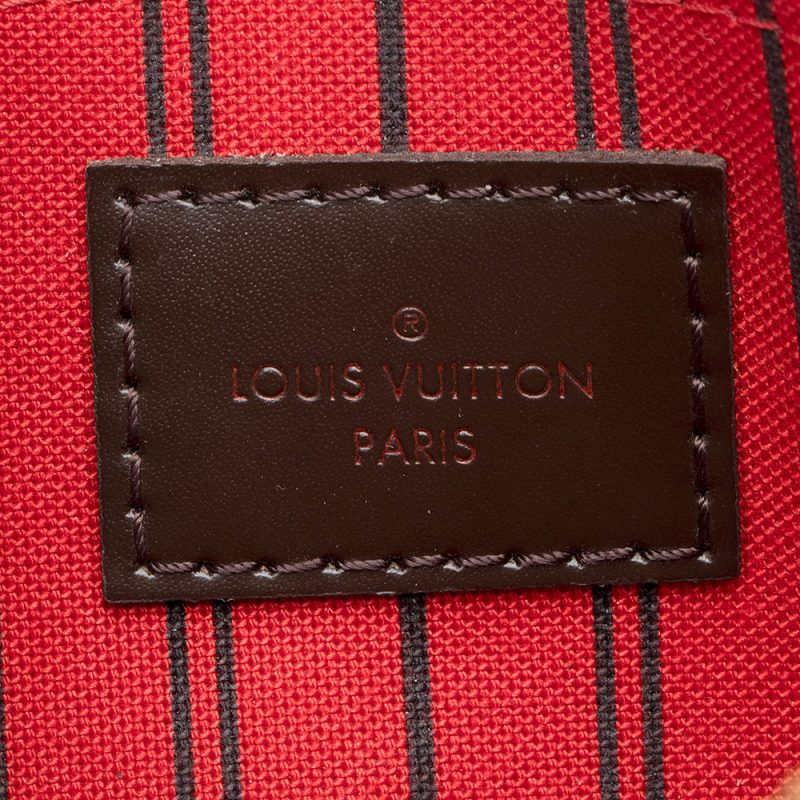 Louis Vuitton Damier Ebene Neverfull MM Pochette (SHF-20138) - Image 5