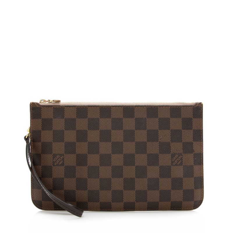 Louis Vuitton Damier Ebene Neverfull MM Pochette (SHF-22351) - Image 17