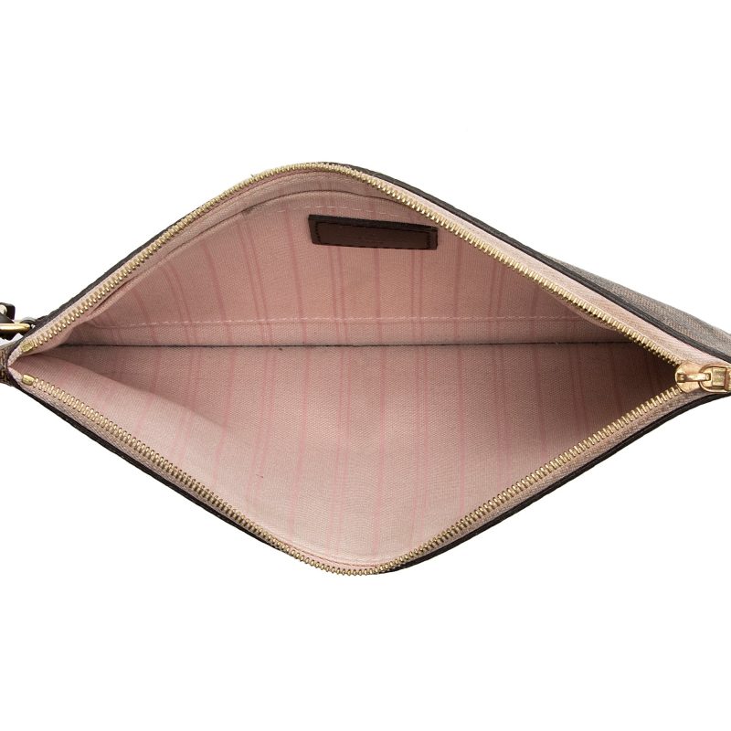 Louis Vuitton Damier Ebene Neverfull MM Pochette (SHF-22351) - Image 4