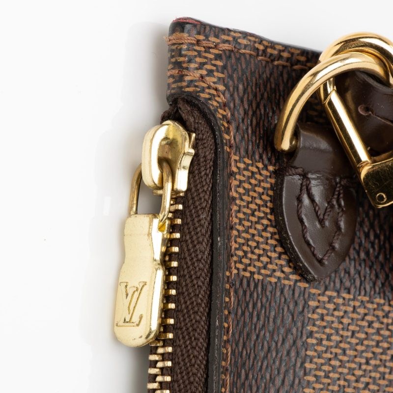 Louis Vuitton Damier Ebene Neverfull MM Pochette (SHF-23942) - Image 6