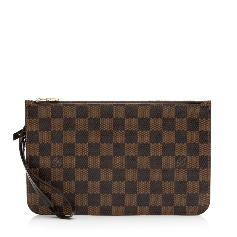 Louis Vuitton Damier Ebene Neverfull MM Pochette (SHF-23942) - Image 10