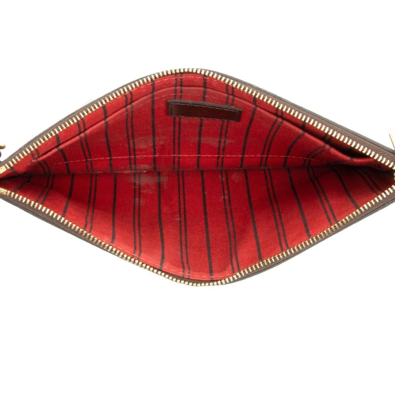 Louis Vuitton Damier Ebene Neverfull MM Pochette (SHF-23942) - Image 4