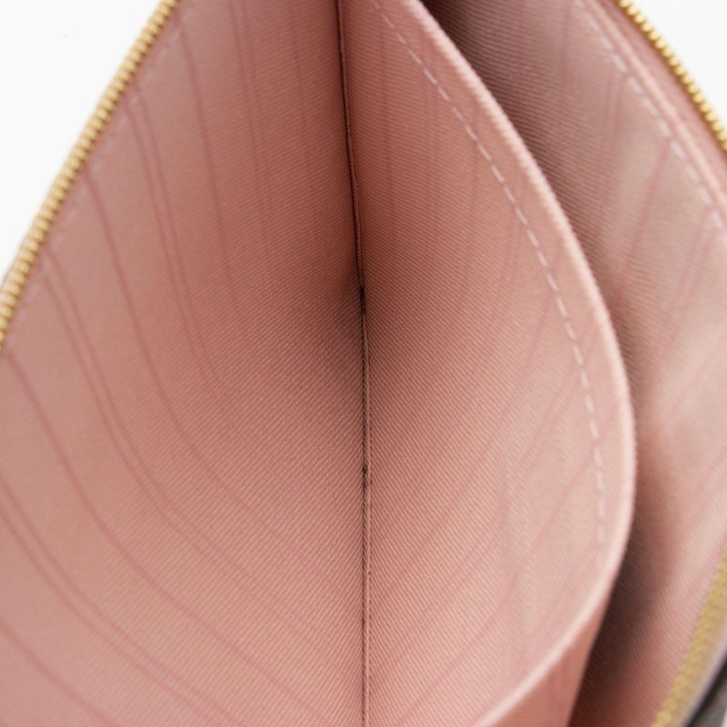 Louis Vuitton Damier Ebene Neverfull MM Pochette (SHF-j6qZMQ) - Image 7