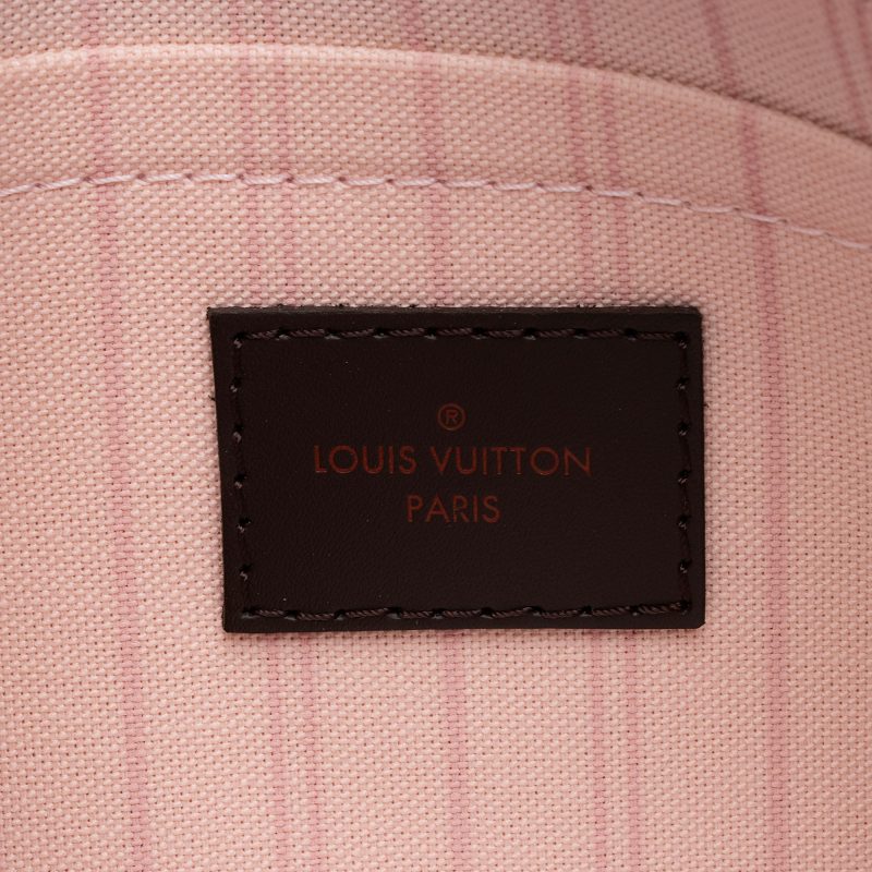 Louis Vuitton Damier Ebene Neverfull MM Pochette (SHF-j6qZMQ) - Image 5