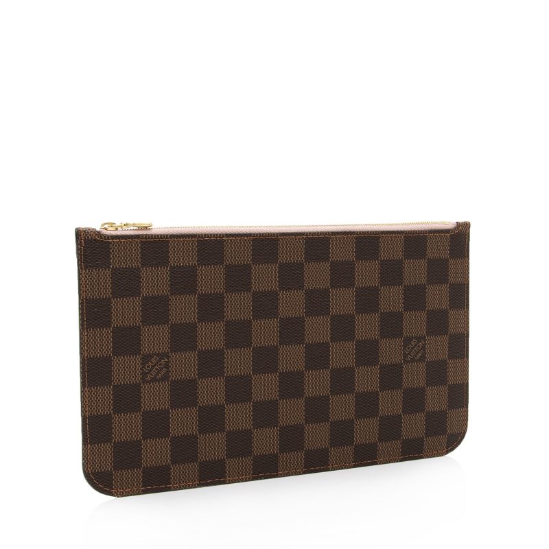 Louis Vuitton Damier Ebene Neverfull MM Pochette (SHF-j6qZMQ)