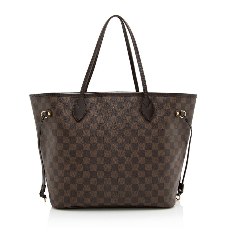 Louis Vuitton Damier Ebene Neverfull MM Tote (SHF-22922) - Image 2