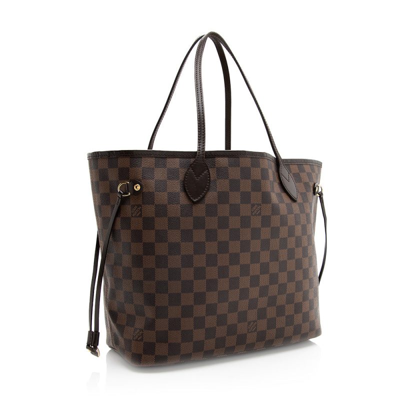 Louis Vuitton Damier Ebene Neverfull MM Tote (SHF-20031)
