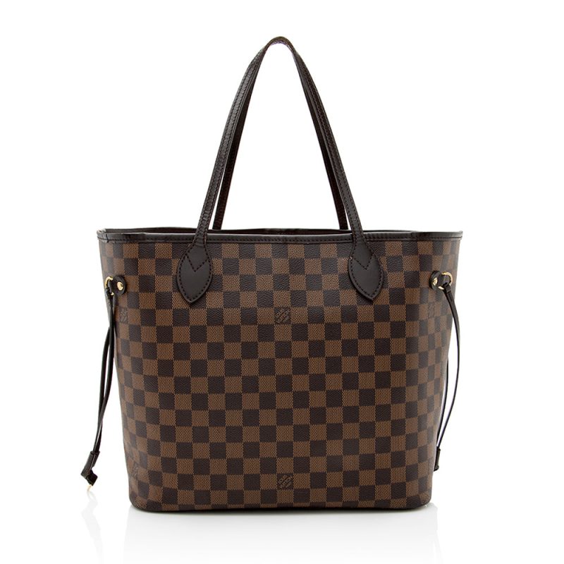 Louis Vuitton Damier Ebene Neverfull MM Tote (SHF-19670) - Image 2