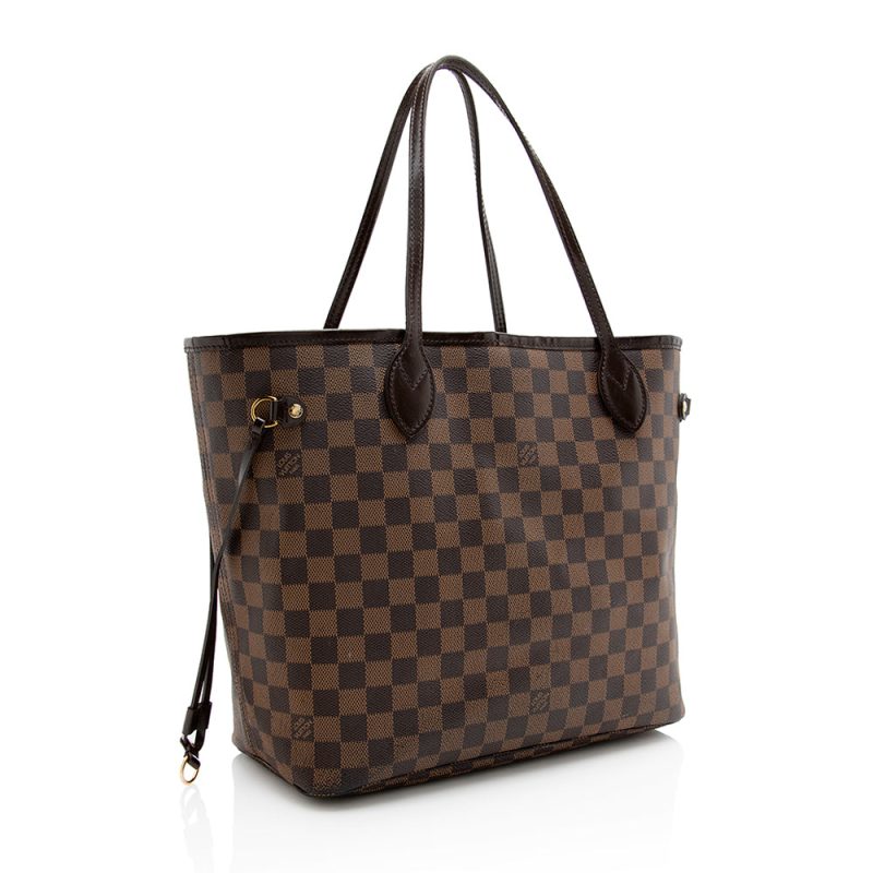 Louis Vuitton Damier Ebene Neverfull MM Tote (SHF-21931)