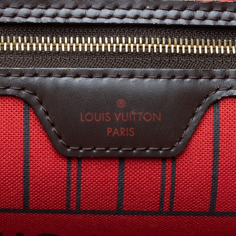 Louis Vuitton Damier Ebene Neverfull MM Tote (SHF-23215) - Image 6