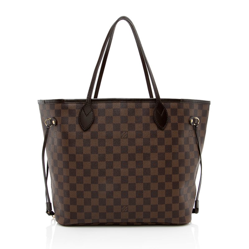 Louis Vuitton Damier Ebene Neverfull MM Tote (SHF-17044) - Image 2